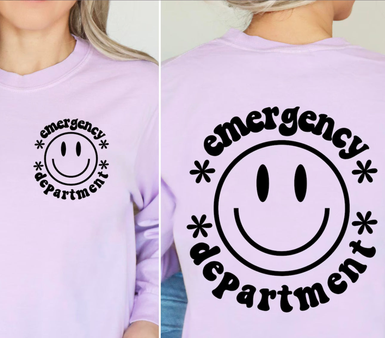 T-Shirt-Emergency Department Smily Face